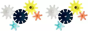 Cogs Baby Bath Toys - Spinning Gear Themed Sensory Baby Toys for Bathtub - Sucti - Picture 1 of 14