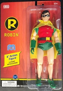 ROBIN MEGO 8" MOC ACTION FIGURE DC COMICS 2021 UNIVERSE RETRO WGSH HEROES NEW - Picture 1 of 2
