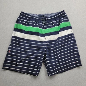 Pantalones Cortos de Natación Tommy Hilfiger Para Hombre XL Azul Rayas Forrados con Cordón Bañador - Imagen 1 de 7
