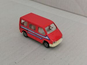 Majorette #243 Ford Transit Bus In Red /Made In France/ Excellent
