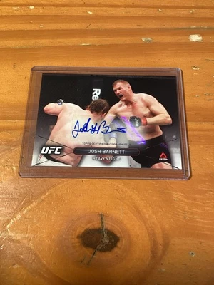2013 Topps UFC High Impact Josh Barnett Autograph Card HA-JB Online Exclusive - Image 1 of 2