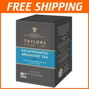 Bolsas de té descafeinadas premium para desayuno sin cafeína (50 unidades) en paquete ecológico - Imagen 1 de 6