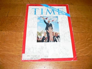 Vintage November 4, 1964 LBJ Election Extra Issue TIME Magazine 11/4/64 - Picture 1 of 4
