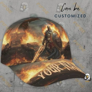 Individueller Name Rüstung Gottes Kappe Schild des Glaubens Wort Gottes Ritter Krieger Feuer - Bild 1 von 8