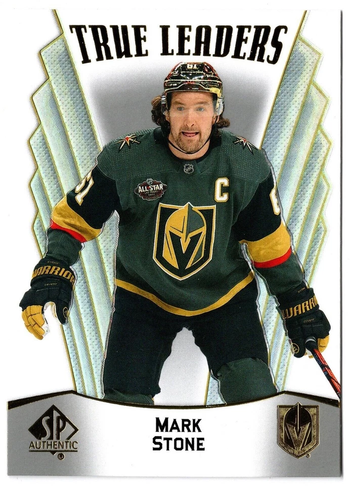 2021-22 Upper Deck SP Authentic True Leaders MARK STONE #TL-18 Golden Knights UD - Image 1 of 1