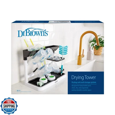 Dr. Brown's Drying Tower, Stand-Up Drying Rack, Countertop Baby Bottle Drying - Image 1 of 3