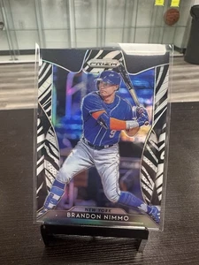 2019 Panini Prizm Baseball Brandon Nimmo Zebra /99 #66 Mets JS - Bild 1 von 2