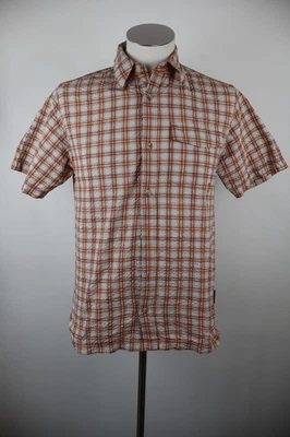 Columbia Chemise Homme Tg. M Man Casual Sportswear Vintage Shirt Nylon - Photo 1/4