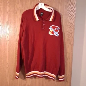 Disney Winnie The Pooh Three Button Sweater Size M/L - Imagen 1 de 3
