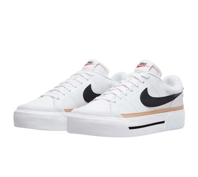 Nike Court Legacy Lift Platform Women Shoes DM7590 100 Size 8 NWOB - Image 1 of 4