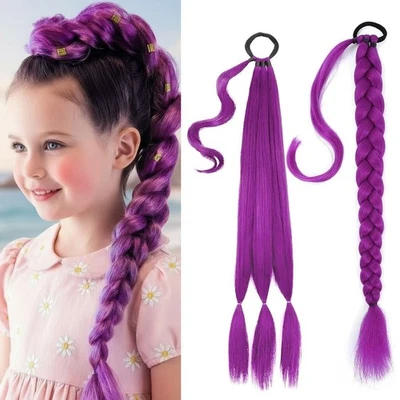 Demon Hunters Wig Girls Wig KPOP Rumi Halloween Cosplay  Hair For Kids Christmas - image 1 of 4