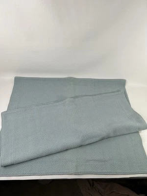 Juego de 2 almohadas de algodón acolchadas Pine Cone Hill SHAMS tamaño estándar azul verdoso Foto 1 de 4