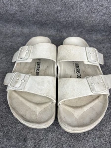 Birkenstock Arizona EVA Shoes Womens Size 5 White Double Strap Sandals Germany - Picture 1 of 7
