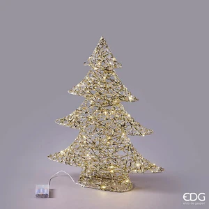 EDG Enzo De Gasperi Albero di Natale Led Intreccio 60 MicroLed H 60 Cm L 48 Cm L - Imagen 1 de 2