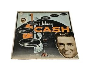 JOHNNY CASH with His Hot and Blue Guitar! 1957 Vinyl LP Record, Sun LP-1220 - Picture 1 of 5