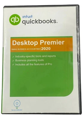 Quick Books Desktop Premier 2020 | DVD | De por vida | Windows | 1 usuario Foto 1 de 2