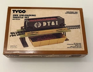 TYCO HO SCALE 868 ORE Unloading Trestle Set AUTOMATICALLY D T & I NEW - Picture 1 of 5