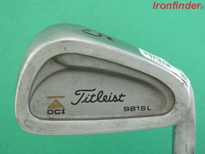 Titleist DCI 981SL Single 5 Iron Graphite Ultralite Flex A Senior Shaft Mens RH - Image 1 of 4