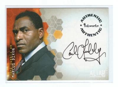 Alias Season 2 Inkworks Auto Autograph Card Carl Lumbly as Marcus Dixon - Image 1 of 4