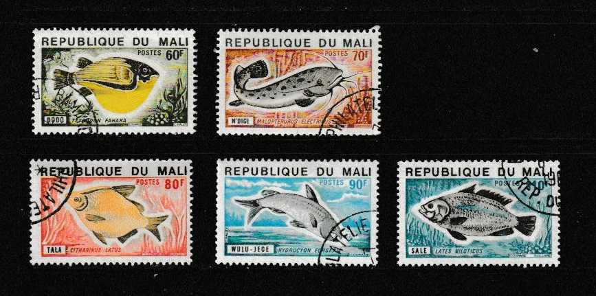 Juego de peces Malí 1975 usado Foto 1 de 1