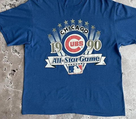 VINTAGE  T-SHIRT CHICAGO CUBS ALL STAR GAME 1990 Cover