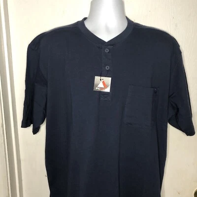 Wolverine мужской XL темно-морской SS Knox Henley ПК фитиль производительности новый с Ярлыками - Изображение 1 из 4