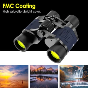HD 60X60 Zoom Binoculars Day/Night Vision Outdoor Hunting Travel Telescope AUS - Picture 1 of 24