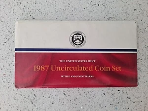1987 Kursmünzensatz US Mint Original Regierungsverpackung - Bild 1 von 3