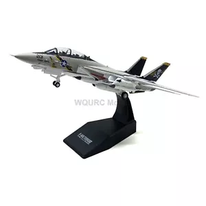 New 1:100 Scale US F-14A V-84 Tom Cat Aircraft Diecast Metal + Plastic Model - Picture 1 of 20