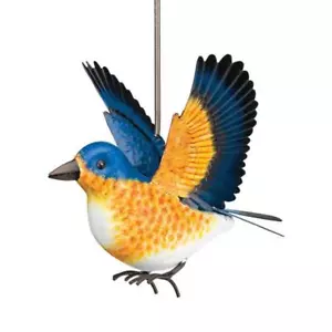 Pájaro azul hinchable nuevo con etiquetas decoración colgante jardín interior exterior - Imagen 1 de 2