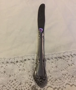 Oneida TRUE/ARBOR ROSE Dinner Knife 1881 Rogers Stainless - Picture 1 of 1