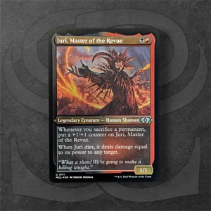 Juri, Master of the Revue •Etched Foil• Legendary Creature - Human Shaman • MUL - Picture 1 of 2