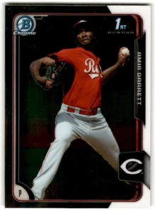 2015 Bowman Chrome Amir Garrett #BCP158 Cincinnati Reds - Picture 1 of 2
