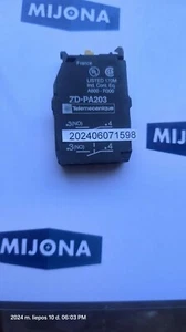 Bloque de contactos TELEMECANIQUE ZD PA203 10A 3NO ZD-PA203 (nuevo stock antiguo) - Imagen 1 de 6