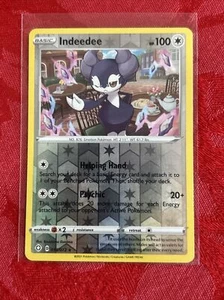 Pokémon TCG Shining Fates Indeedee 056/072 Reverse Holo Rare - Picture 1 of 7