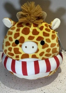 NWT Squishmallows 8” GARY Giraffe 2021 Limited Edition Pool Float Soft Plush Toy - Picture 1 of 6