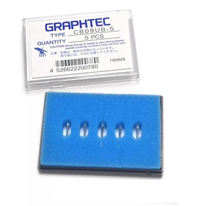 5x New CB09UB-5 GRAPHTEC Plotter Blade CB09UB .9mm Supersteel 45° CB09UB Cutter - Picture 1 of 7