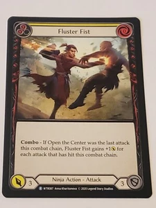 Fluster Fist (Yellow) Rare WTR087 NM Flesh And Blood Tcg Welcome To Rathe... - Picture 1 of 2