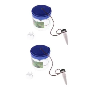 2 Pcs 1300ML Water Filter Dripper Dispenser for Reptile Chameleon Lizard etc - Picture 1 of 6
