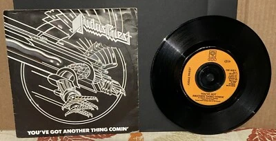 EX  Judas Priest ‎You've Got Another Thing Comin' CBS A2611 UK 7" Picture Sleeve Foto 1 de 4