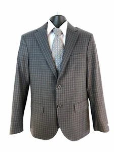 Santorelli Men’s Grey Plaid 2 Button Blazer Suit Jacket Sz 40 R New W/tags! - Bild 1 von 10