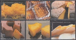 PORTUGAL Sc #2320-5 CPL MNH SET of 6 - VARIOUS DESERTS ORIGINATING in CONVENTS - Picture 1 of 1