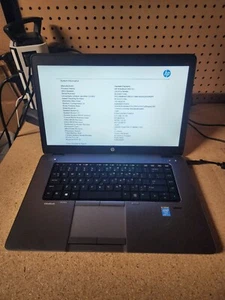 HP EliteBook 850 G1 Intel i7-4600U 2.1GHz 16GB RAM No HDD/OS | BIOS Lock - Picture 1 of 7