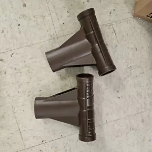 Bestway/Coleman Plastic Brown T-connector for x 48in deep pools - Picture 1 of 1