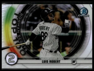 Luis Robert 2020 Bowman Chrome Bowman Scouts Top 100 #BTP-2 Chicago White Sox - Picture 1 of 2