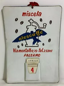 70379 CALENDARIO PERPETUO plastica - Miscela Alescaffé - Caffè Palermo - Picture 1 of 2