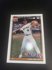 1991 Topps #565 Craig Biggio Houston Astros - Picture 1 of 2