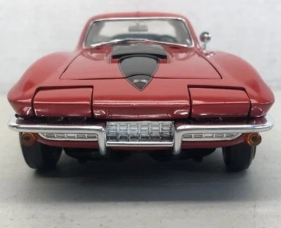 Corvette Chevrolet57Chevy55Stingray12Vintage1960s1 18Race Car1963Carousel Red24 - Image 1 of 4