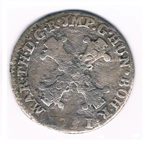 10 OORD / LIARDS 1751 Maria Th. Austrian Netherlands Antwerpen Ag Silver - Picture 1 of 2