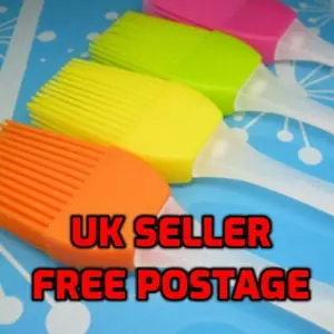 Baking BBQ Basting Brush Bakeware Pastry Bread Oil Cream Cooking Silicone Brush - Picture 1 of 17